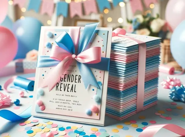 Free Printable Gender Reveal Invitations