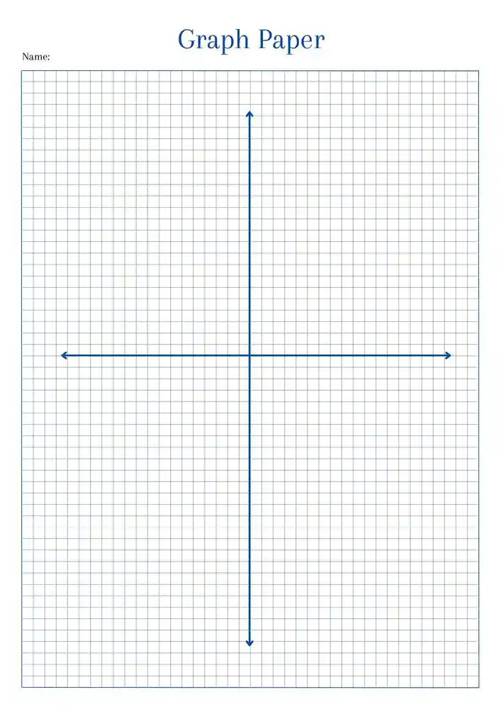 Graph Paper with Axes Four Quadrants for Maths and Science Graph Paper with Axes Four Quadrants for Maths and Science