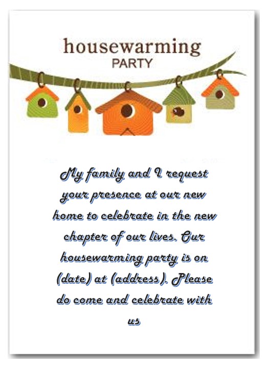 Housewaming Invitation Template