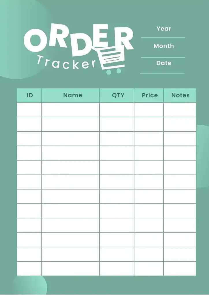 Order Tracker Form 02