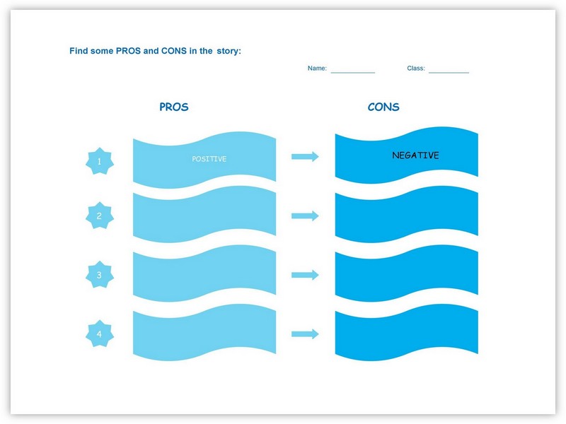 Pros and Cons List Template 22