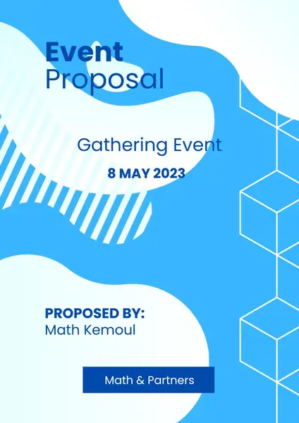 Simple Professional Event Proposal Template 04