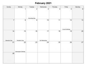 monthly calendar template 01