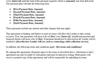 10 Amazing Payment Agreement (Free Template, Letter, Form & Contract)