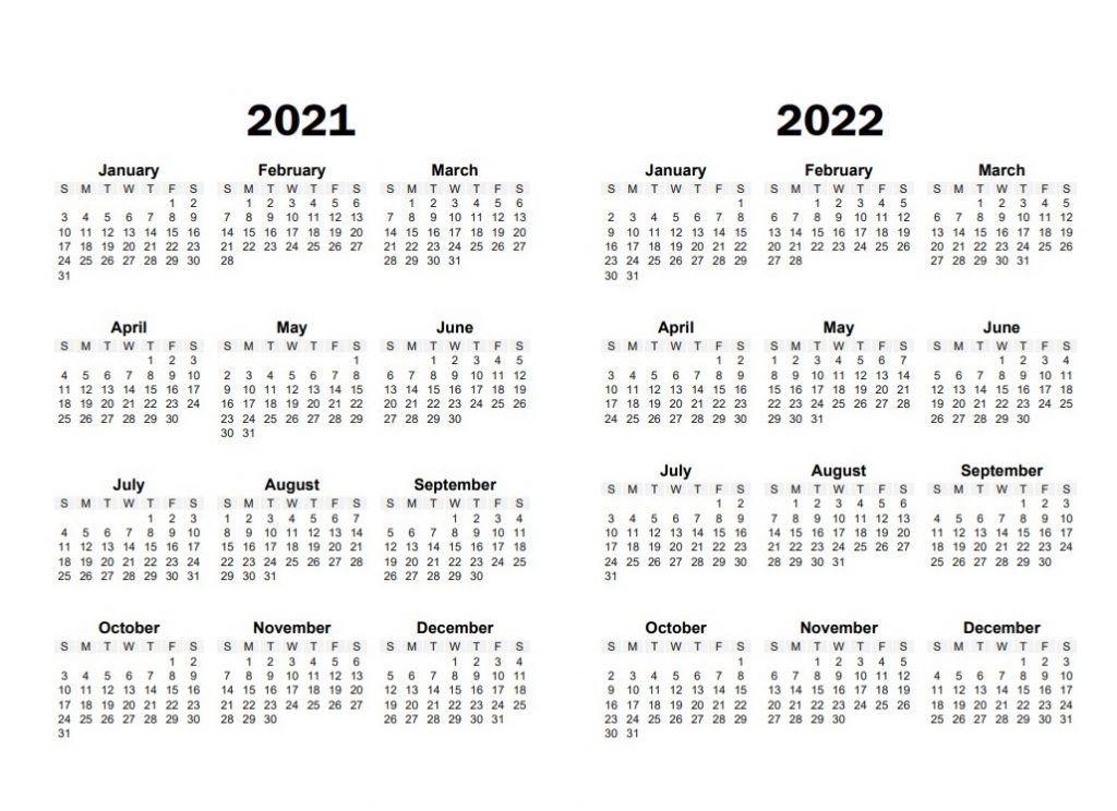 50 Free Calendar Template Excel - Calypso Tree