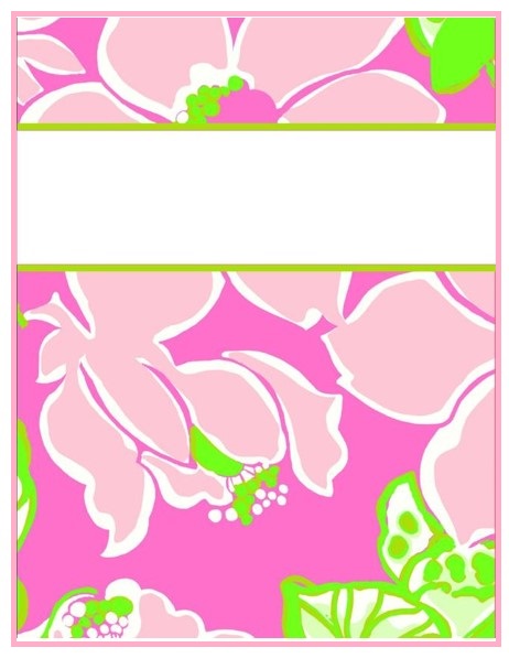Binder Cover Templates Free