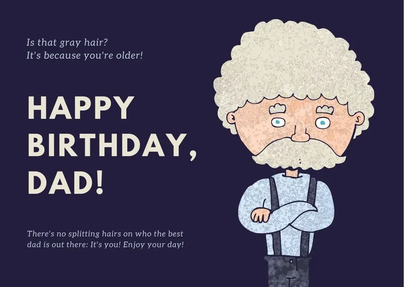 Dad Birthday Card Template
