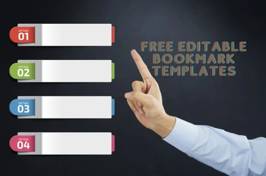 Free Editable Bookmark Templates Featured Images