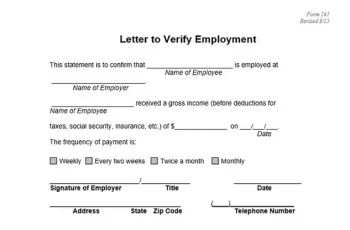 12 Free Examples of Proof of Employment Letters (Employment Verification Letters)