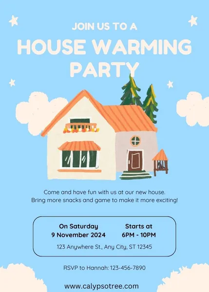 Free Printable Housewarming Invitations Templates 01