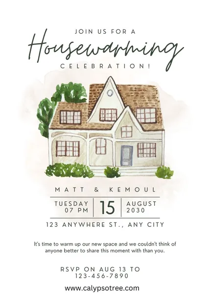 Free Printable Housewarming Invitations Templates 06