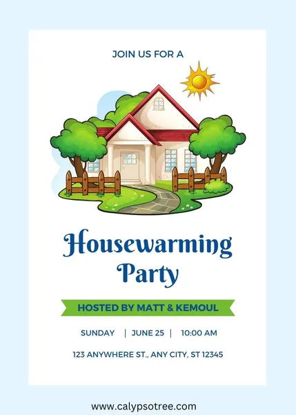 Free Printable Housewarming Invitations Templates 08