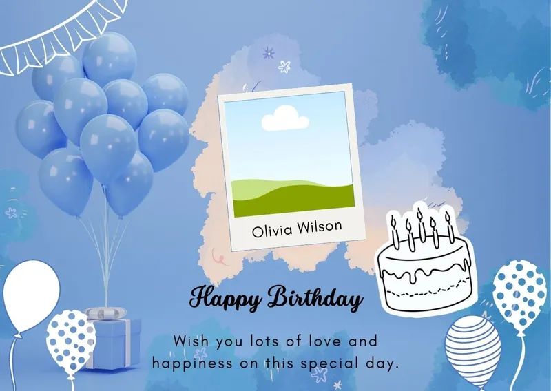 Happy Birthday Card Template