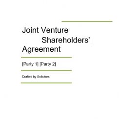 14 Amazing Joint Venture Agreement (Template & Example)