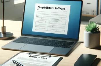 7 Simple Return to Work Form (Free Template & Example)