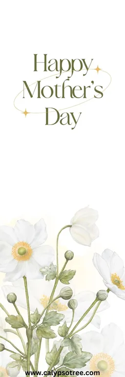 Mother's Day Bookmark Template