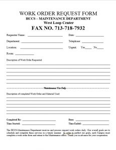 Order Form Template 1