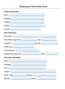 Order Form Template 9