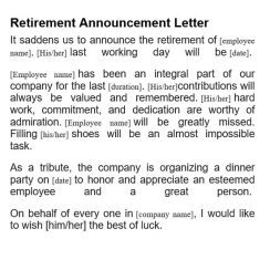 40 Amazing Retirement Announcement Emails & Letters (Free Template & Example)