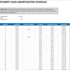 15+ Amazing Loan Amortization Schedule (Free Template, Example & form)
