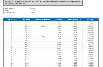 15+ Amazing Loan Amortization Schedule (Free Template, Example & form)
