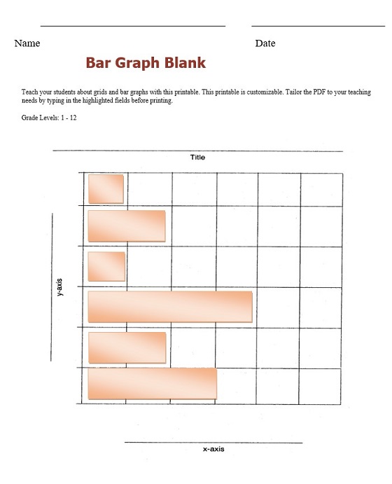 blank bar graphs
