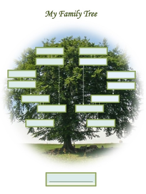 family tree templates printable free