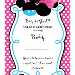 7 Free Gender Reveal Invitations (Template & Example)