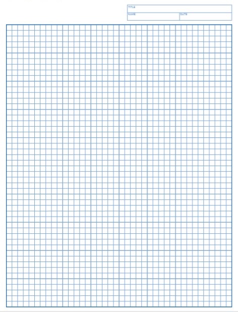 graph paper template printable
