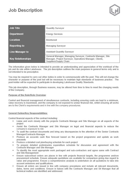job description pdf