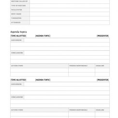 6 Free Meeting Minutes Templates