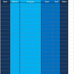 11 Amazing Mileage Log (Free Template, Example, Form, PDF, Word & Excel)