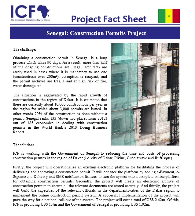 project fact sheet template