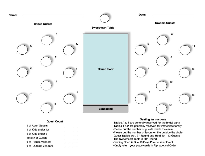 Bandstand Seating Chart