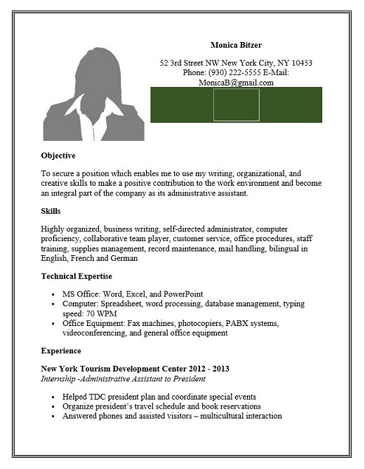 Administrative Assistant Resume Examples