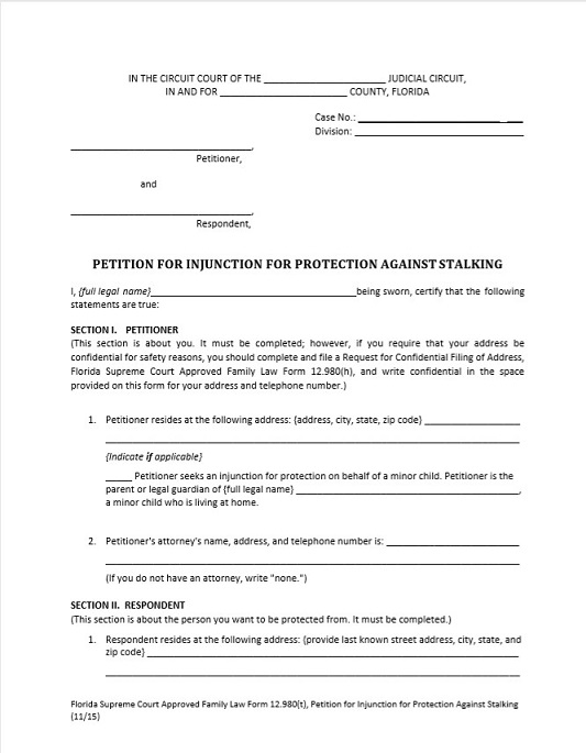 Download Petition Template