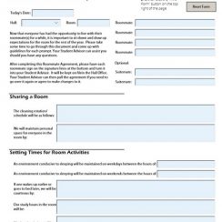 11 Free Roommate Agreement Template & Example