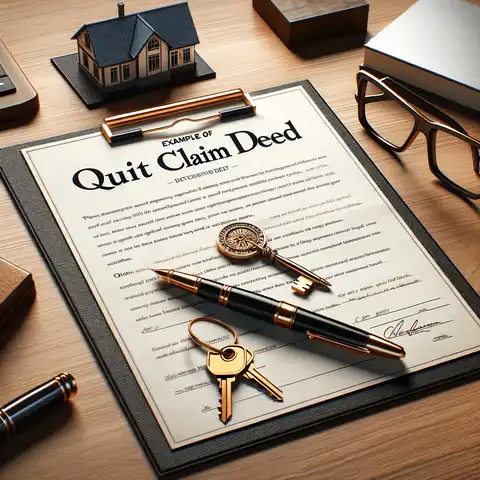 Example of Quit Claim Deed Free Template Form Word PDF