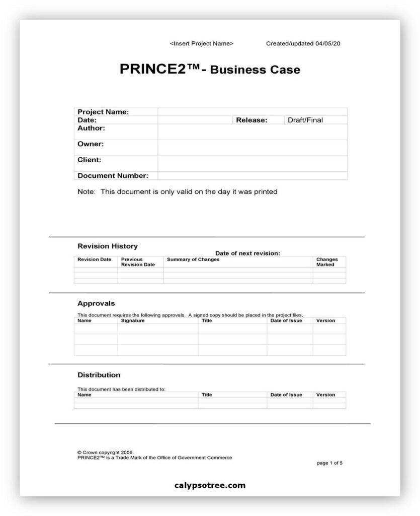 12 Best Business Case Template And How To Write Calypso Tree