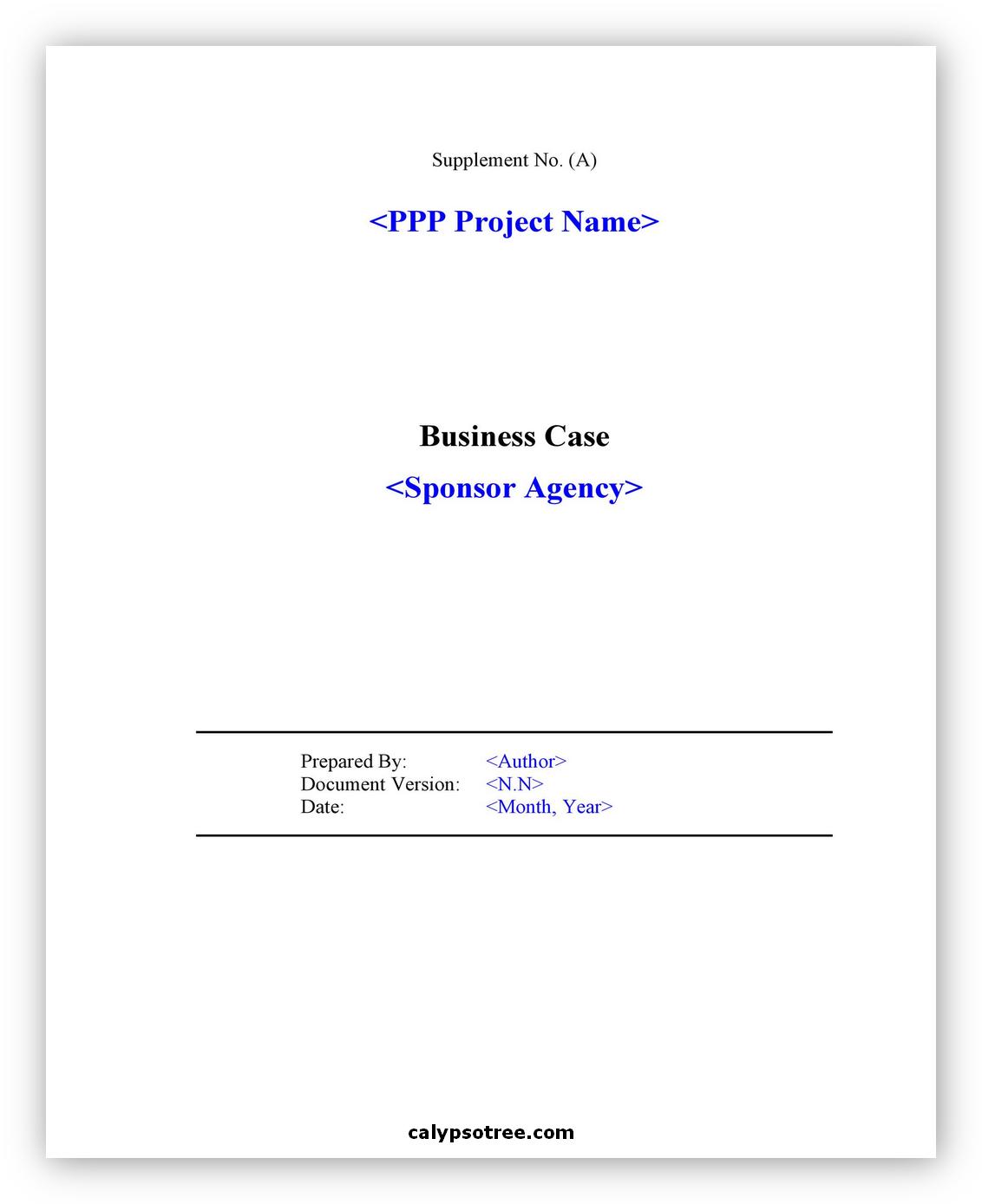 Business Case Template 05