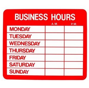 Business Hours Template 04