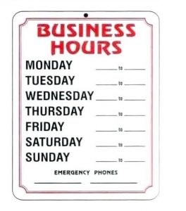 Business Hours Template 05