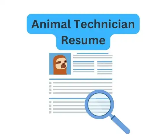 Featured Animal Technician Resume Sample min