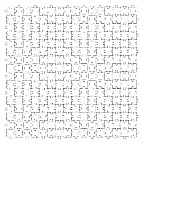 Free Puzzle Piece Templates 02