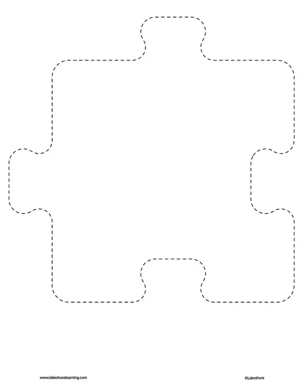 Free Puzzle Piece Templates 13