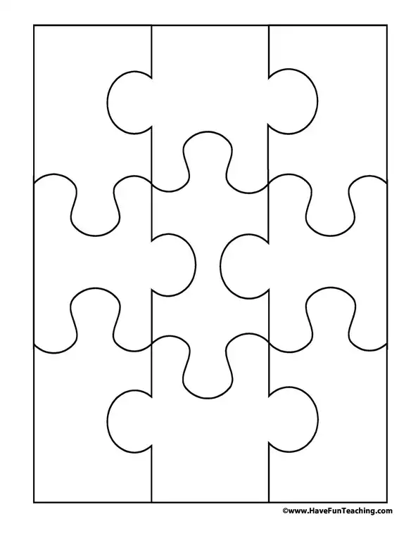 Free Puzzle Piece Templates 19