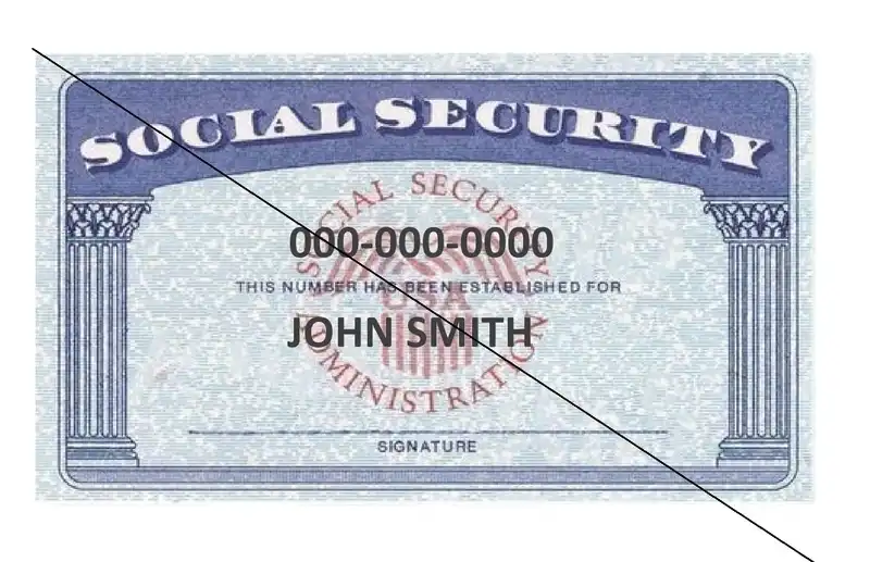 Free Social Security Card Templates 04