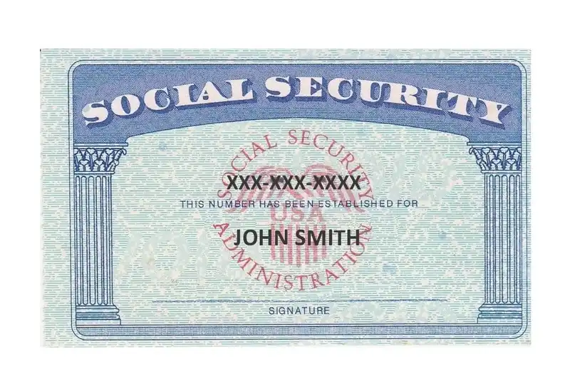 Free Social Security Card Templates 06