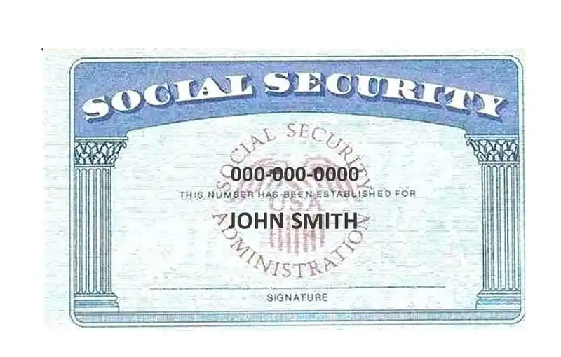 Free Social Security Card Templates 10