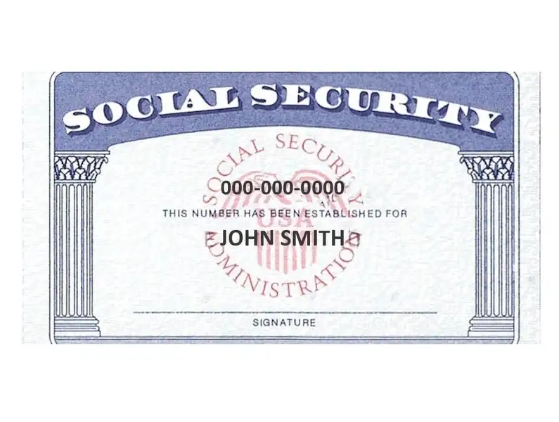 Free Social Security Card Templates 11